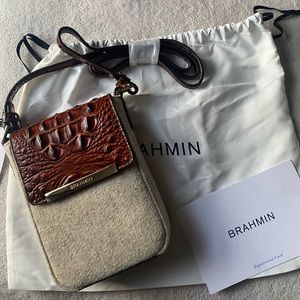 NWT Brahmin Sasha in Pecan Jamestown